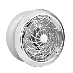Exaustor Residencial Cromado Venti-delta Bivolt 25cm - 1
