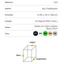 Ver imagem 2 de Ideal Arandela Preta em Aço Fosfatizado 215 Com Vidro B-15