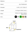 Ver imagem 2 de Ideal Arandela Preta em Aço Fosfatizado 215 Com Vidro B-15