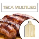 Ver imagem 6 de Tábua de Carne Madeira Multiuso 2x1 para Churrasco Grande