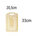 Ver imagem 6 de Tábua de Carne Churrasco Multiuso com Alça Madeira Pinus 33cm