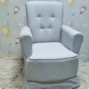 Ver imagem 4 de Poltrona de Amamentação Bella com Balanço e Pufe em Linho