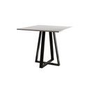 Ver imagem 3 de Conjunto de Jantar Mesa Mônaco Premium 90cm Branca com 4 Cadeiras Estofadas Marrom