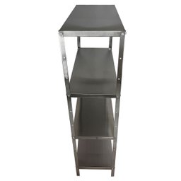 Estante Aço Inox Desmontável 90x38x150 Cm 4 Planos Nortinox - 3