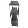 Estante Aço Inox Desmontável 90x38x150 Cm 4 Planos Nortinox - 3