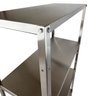 Estante Aço Inox Desmontável 90x38x150 Cm 4 Planos Nortinox - 5