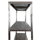 Ver imagem 4 de Estante Aço Inox Desmontável 90x38x150 cm 4 Planos Nortinox
