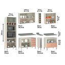 Ver imagem 3 de Cozinha Completa 7 Peças com Tampo Lis Luciane Móveis