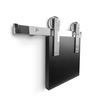 Kit Porta de Correr de Vidro 2mt até 120 Kg Aço Inox - 2