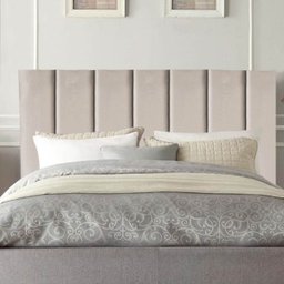 Cabeceira de Cama Solteiro Box Estofada 100 Cm Karla Suede:bege - 2