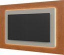 Ver imagem 2 de Painel para TV Atenas com LED até 58 pol. 180 cm Naturalle/Off White - Mavaular