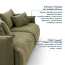Ver imagem 7 de Conjunto Sofá 200cm e Puff Comfy CabeCasa MadeiraOriginals