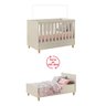 Berço Mini Cama Retrô Milka 70 Off White Atóxico Móveis Estrela - 3