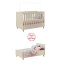 Ver imagem 3 de Berço Mini Cama Retrô Milka 70 Off White Atóxico Móveis Estrela