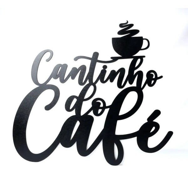 Frase Decorativa Cantinho Do Café - 1