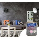 Ver imagem 4 de Efeito Cimento Queimado Efeitos Decorativos Eucatex 5kg - Cinza Cromio
