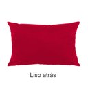 Ver imagem 5 de Kit 2 Capas para Almofada Drapeada Line T Retangular em Veludo Várias Cores Cor:vermelho