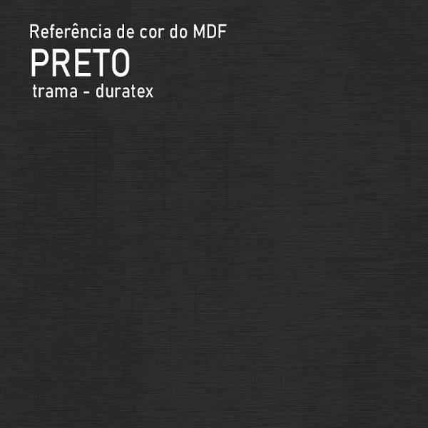 Banco de Madeira e Ferro Estilo Industrial Preto 2,00 X 0,50 X 0,45 - 6