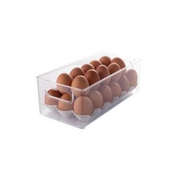 Organizador de Ovos para Geladeira Acrílico com Bandeja - 1