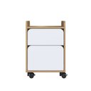 Ver imagem 5 de Gaveteiro Volante 2 Gavetas 40cm Hanover/branco Home Office Flexus Artesano