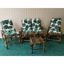 Ver imagem 1 de Sofás De Bambu Cadeiras De Jardim Conjunto Poltronas Lindos