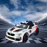 Mini Carro Elétrico Infantil Bmw M6 Gt3 12v Controle Remoto Licenciado Branca Importway Bw366 - 1