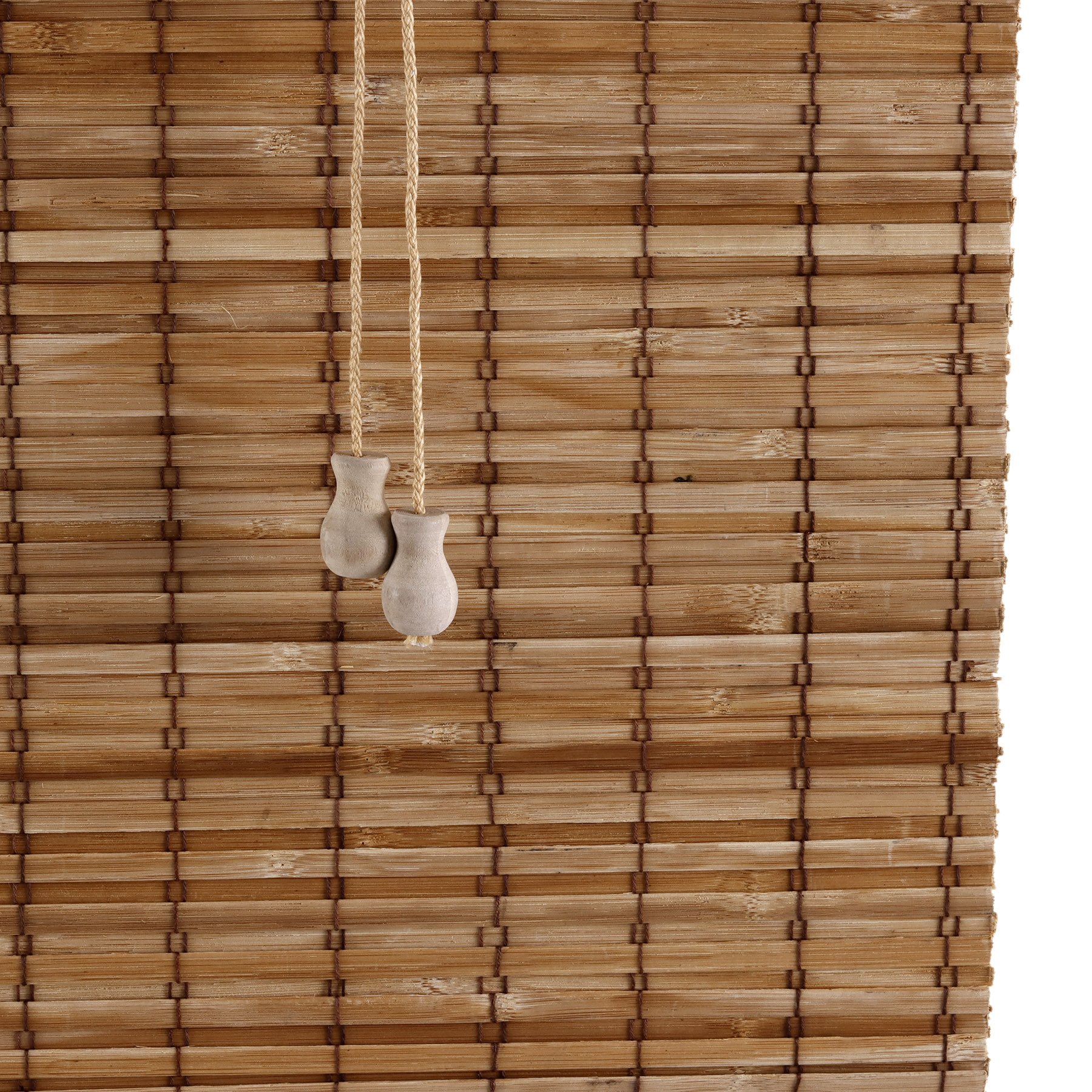 Persiana Romana Bambu Block 200larg x 220alt Natural (2 peças) - Pronta para Instalar - 5