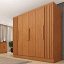 Ver imagem 2 de Guarda-Roupa Casal com 6 Portas e 4 Gavetas 180cm Multimóveis CR35491 Cinamomo