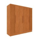 Ver imagem 1 de Guarda-Roupa Casal com 6 Portas e 4 Gavetas 180cm Multimóveis CR35491 Cinamomo
