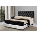 Ver imagem 3 de Cabeceira para Cama Casal Estofada 1.60M Preto - Rede Móveis Preto