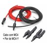 Cabo Fotovoltaico 6mm Solar 11Mt Preto + 11Mt Vermelho com Mc4 + Mc4-Y - 1