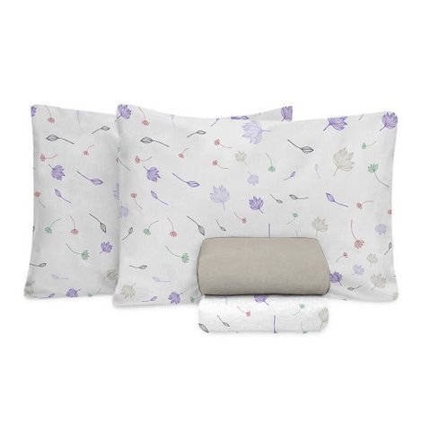 Jogo de Cama Casal 150 Fios Fiori - Eloá (7811)