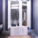 Ver imagem 2 de Guarda-roupa de 3 Portas 1307 Ilan Branco