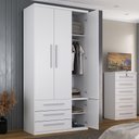 Ver imagem 1 de Guarda-roupa de 3 Portas 1307 Ilan Branco