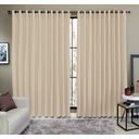 Ver imagem 2 de Cortina Tecido Rustico 2,00M x 2,50M Semi Blackout Areia