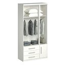 Ver imagem 2 de Guarda-roupa de 3 Portas 1307 Ilan Carvalho Claro