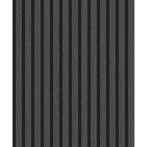 Papel de Parede - Ripado Preto