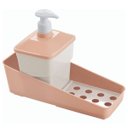 Ver imagem 1 de Porta detergente com suporte para bucha rosa Plasutil ref.12780