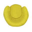 Ver imagem 3 de Poltrona Cadeira Decorativa Pétala - Corino Amarelo Cipatex