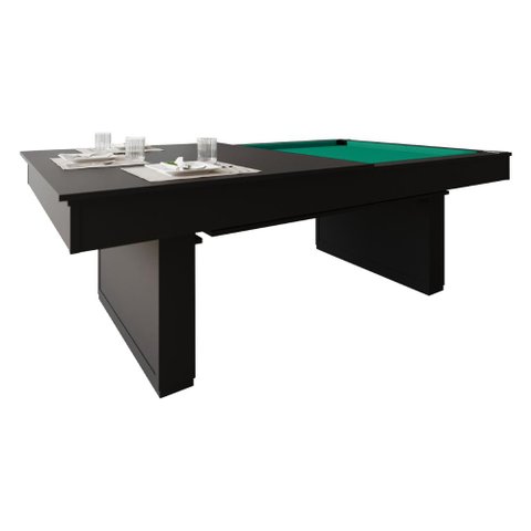 Mesa de Sinuca/bilhar com Tampo de Jantar - 2,00x1,10 - Verde