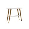Aparador Monaco Branco/amadeirado Tampo Mdf Maciço 25mm Pés Madeira Pinus - 5
