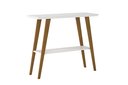 Ver imagem 5 de Aparador Monaco Branco/amadeirado Tampo Mdf Maciço 25mm Pés Madeira Pinus