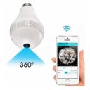 Ver imagem 1 de Câmera Ip Seguraca Lâmpada Vr 360 Panoramica Espia Wifi V380