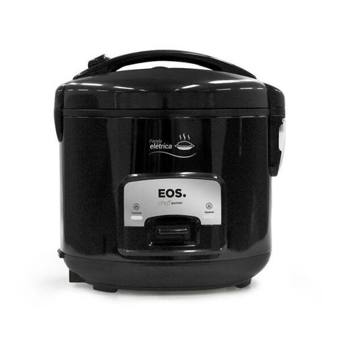 Panela Elétrica de Arroz Eos 10 Xícaras Preta Epa10P 110V 110V