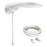Chuveiro Ducha Lorenzetti Advanced Multitemperaturas 220V 7500W Branco com Haste - 2