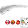 Chuveiro Ducha Lorenzetti Advanced Multitemperaturas 220V 7500W Branco com Haste - 4