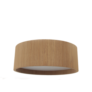 Plafon Redondo Madeira 80cm - Freijó - Bivolt
