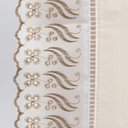 Ver imagem 4 de Jogo Cama Lençol Paris Queen Percal 180 Fios 100% Algodão Lese Bordada 4 Peças - Palha