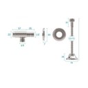 Ver imagem 5 de Valvula Mictorio Temporizada Parede Cromada Blukit C/Flexivel 30cm