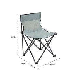 Cadeira Dobrável Camping Pesca Premium Camuflada Cinza Bel - 8